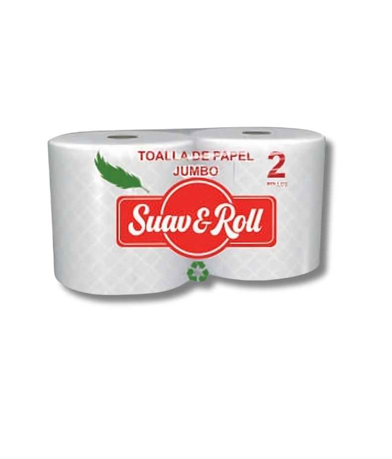 Papel toalla sin prepicado 200 metros x2